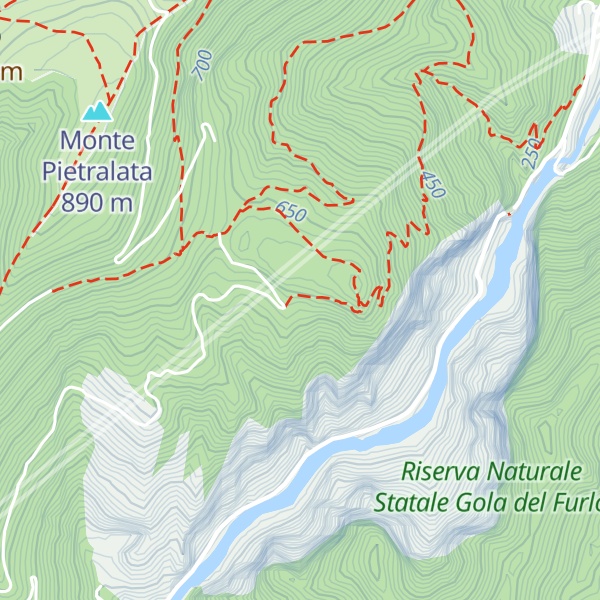 Map of Rifugio del Furlo