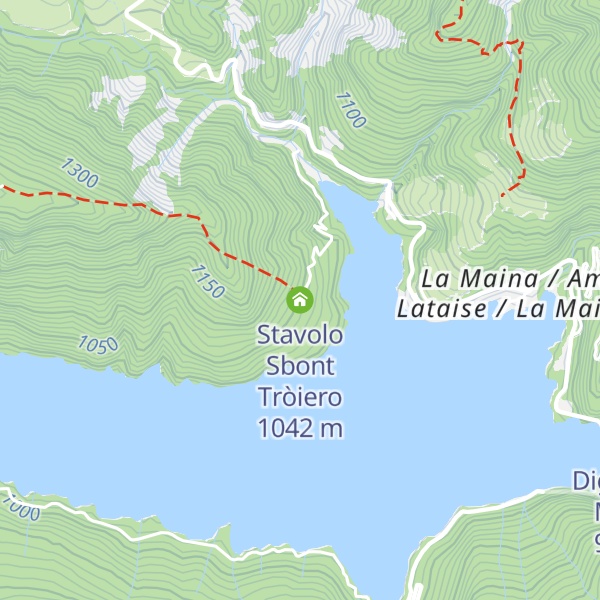 Map of Stavolo Sbont Tròiero