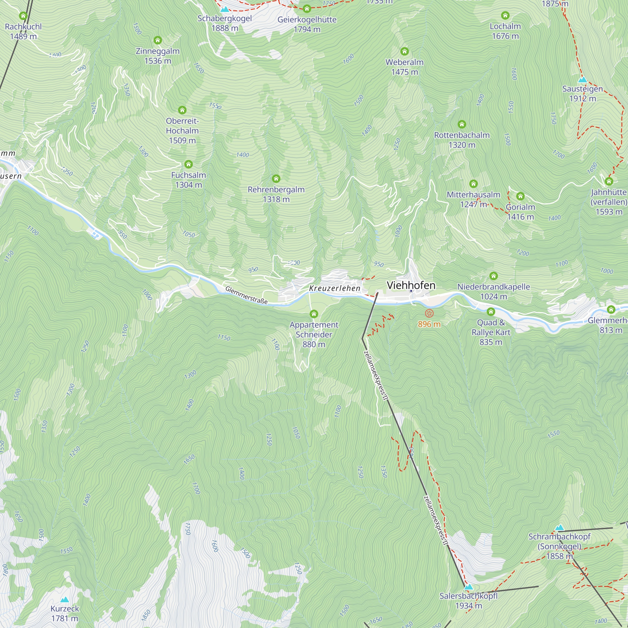 Appartement Schneider map