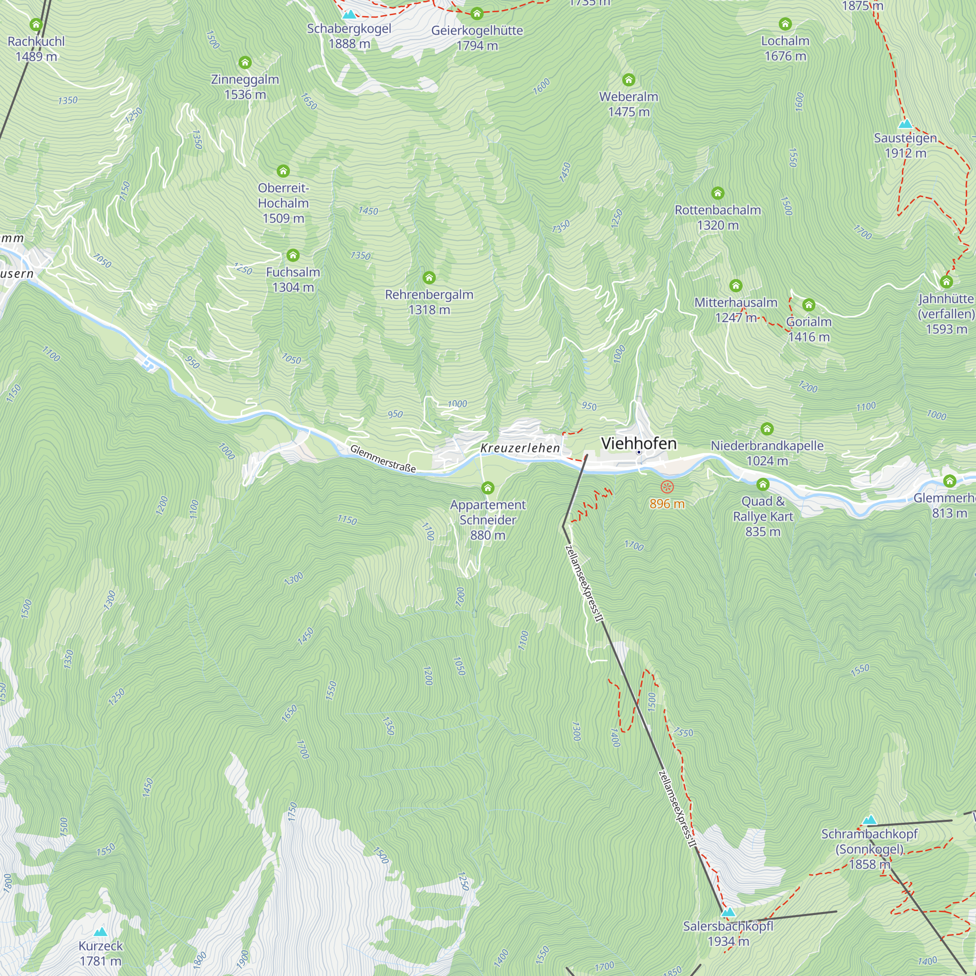 Appartement Schneider map