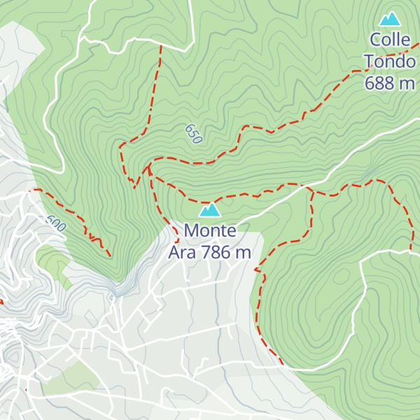 Map of Monte Ara