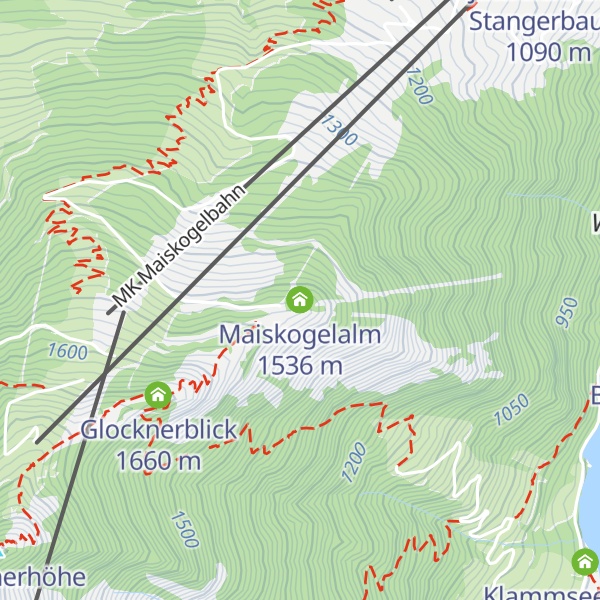 Map of Maiskogelalm