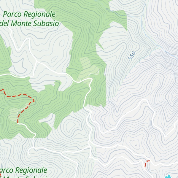 Map of Colle Garofano