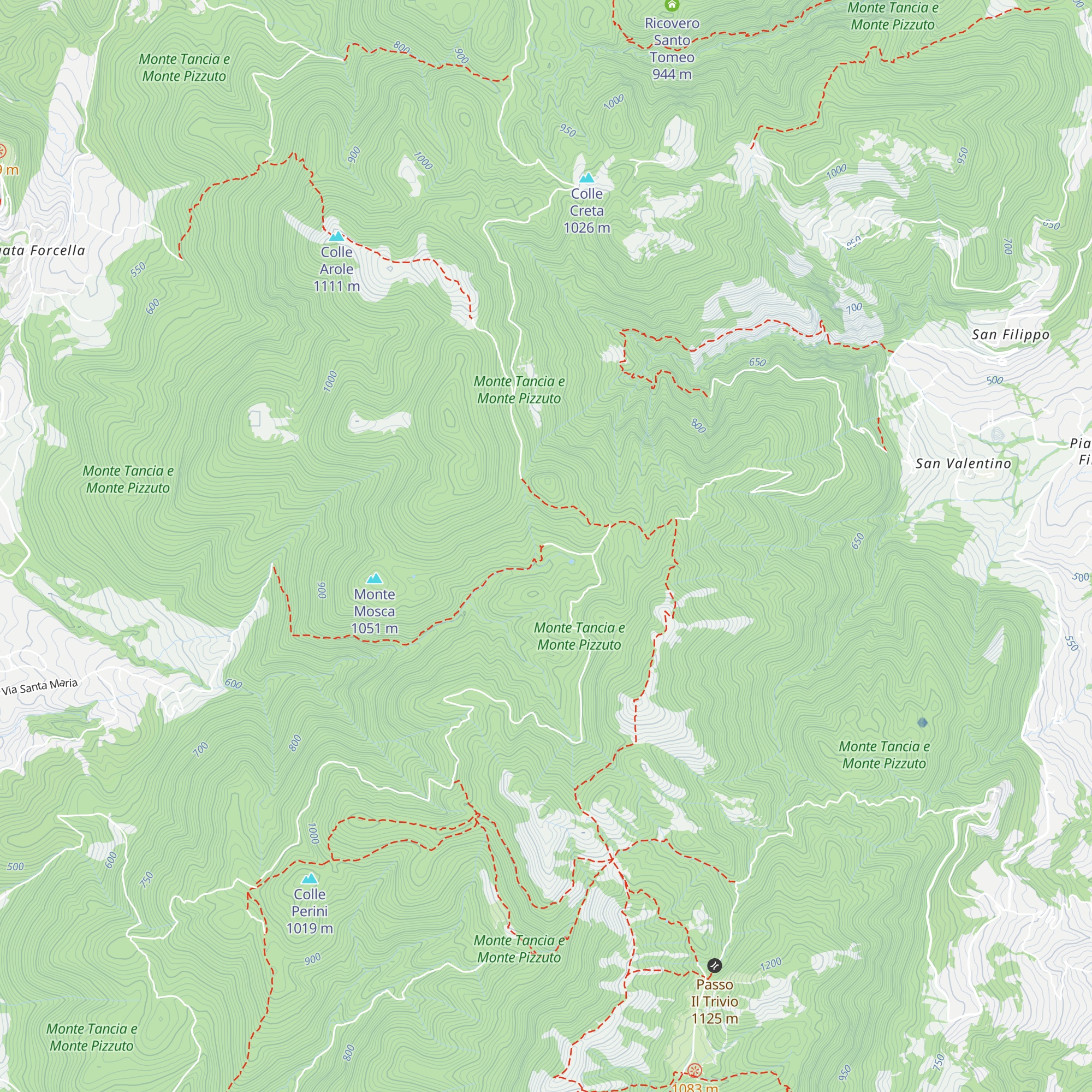 Rifugio Valle Ferrara map