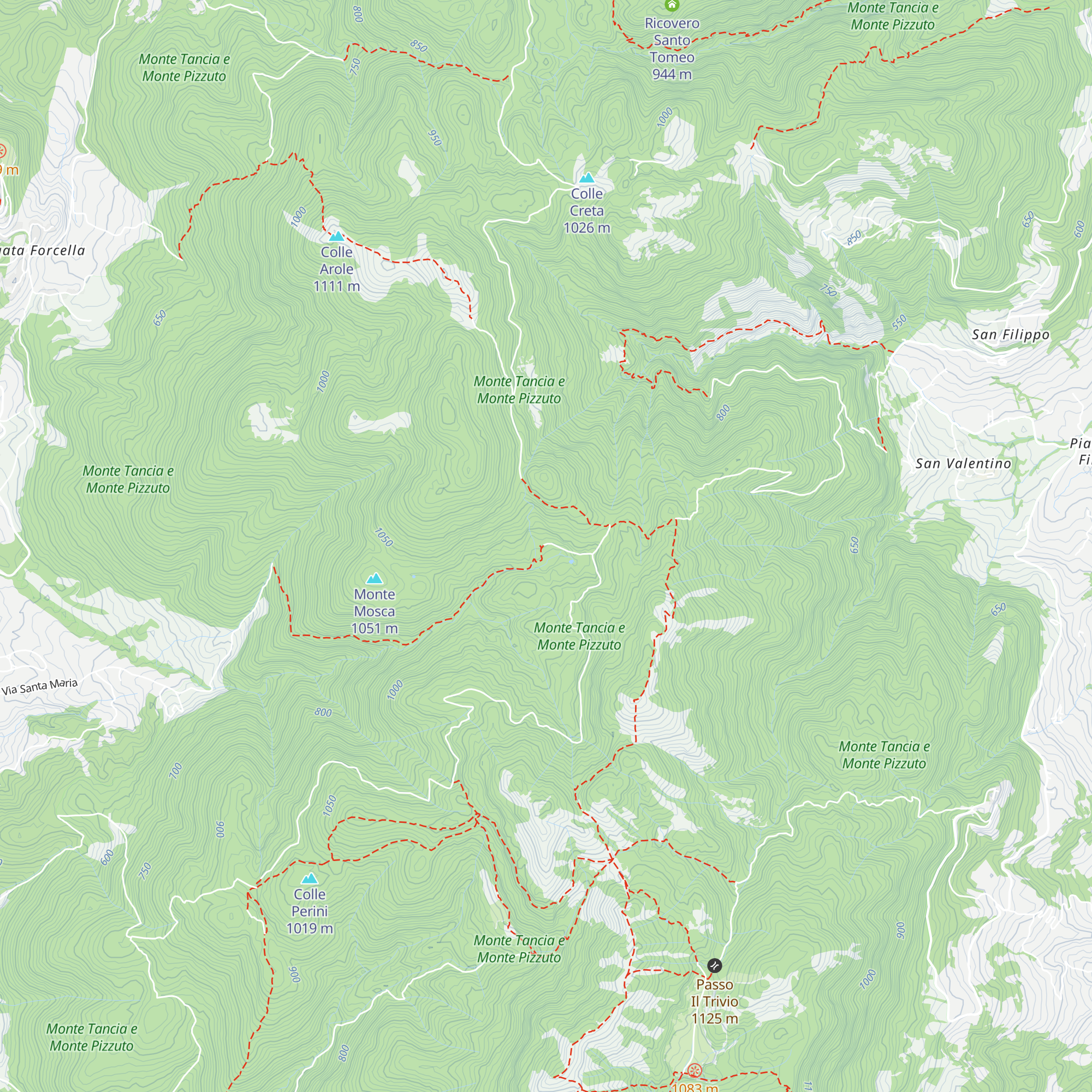 Rifugio Valle Ferrara map