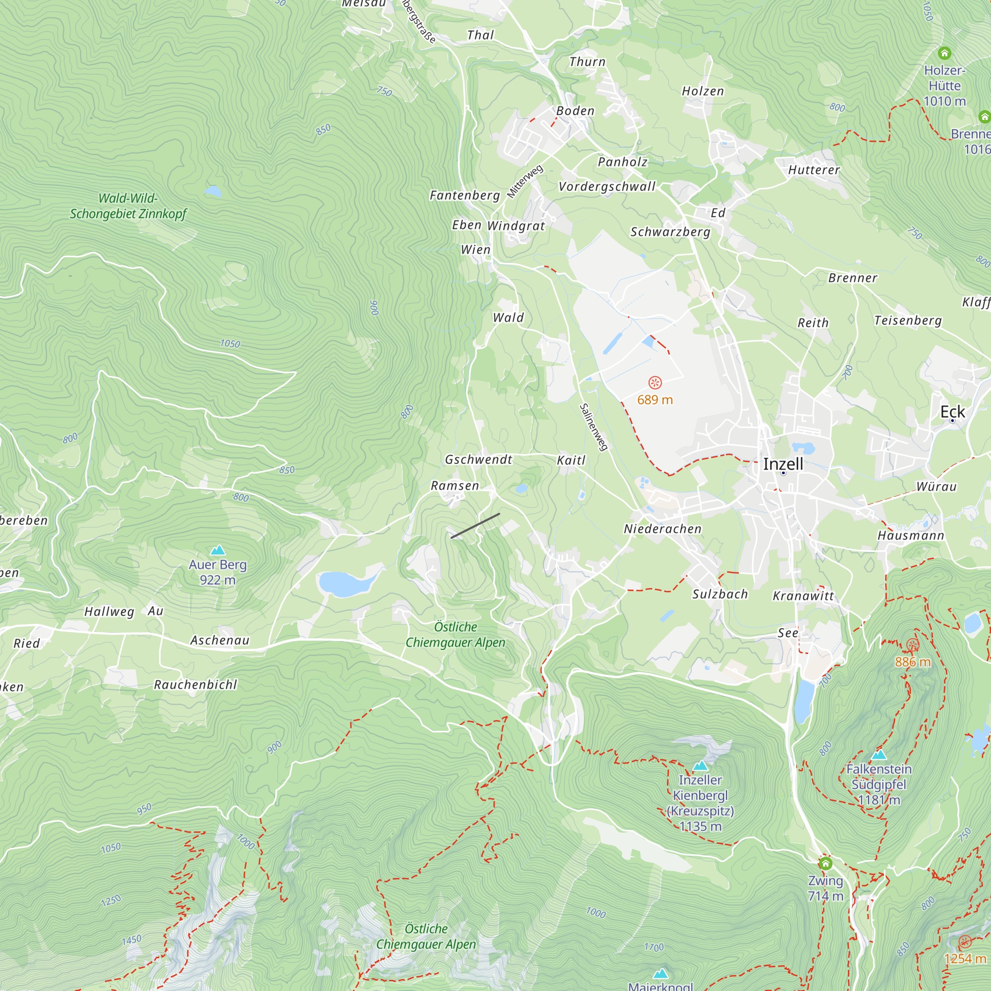 Kessel-Alm map