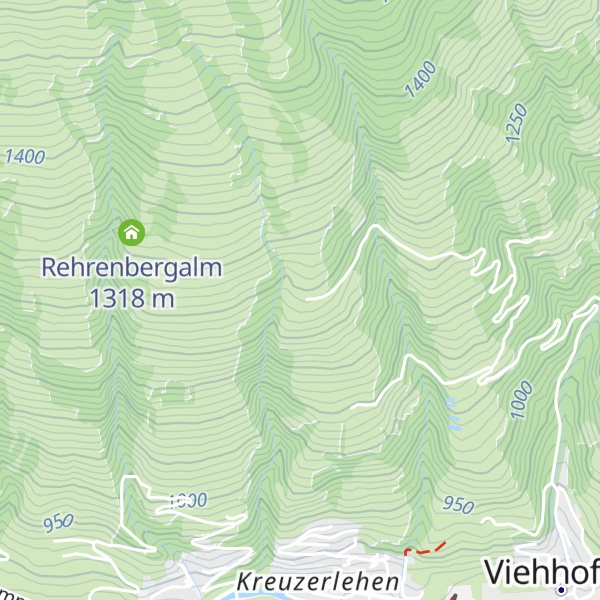Map of Hecherhütte