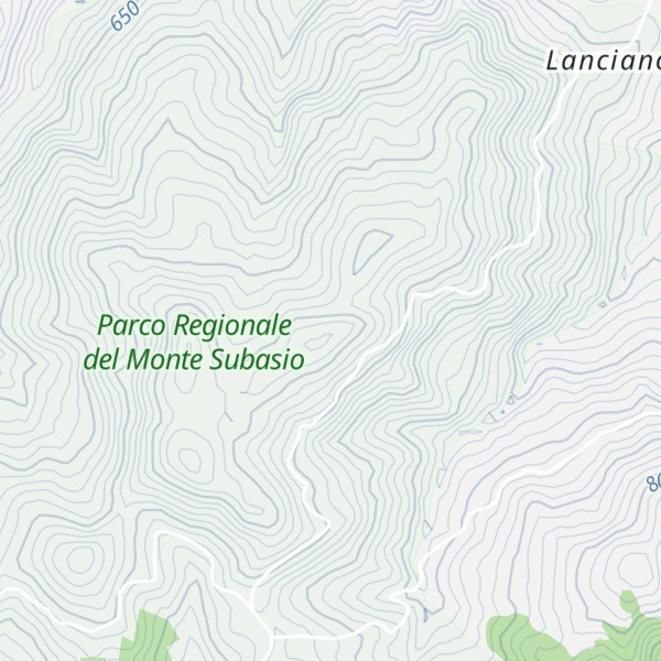 Map of Monte dei Cani