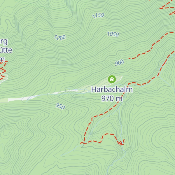 Map of Bichler Alm