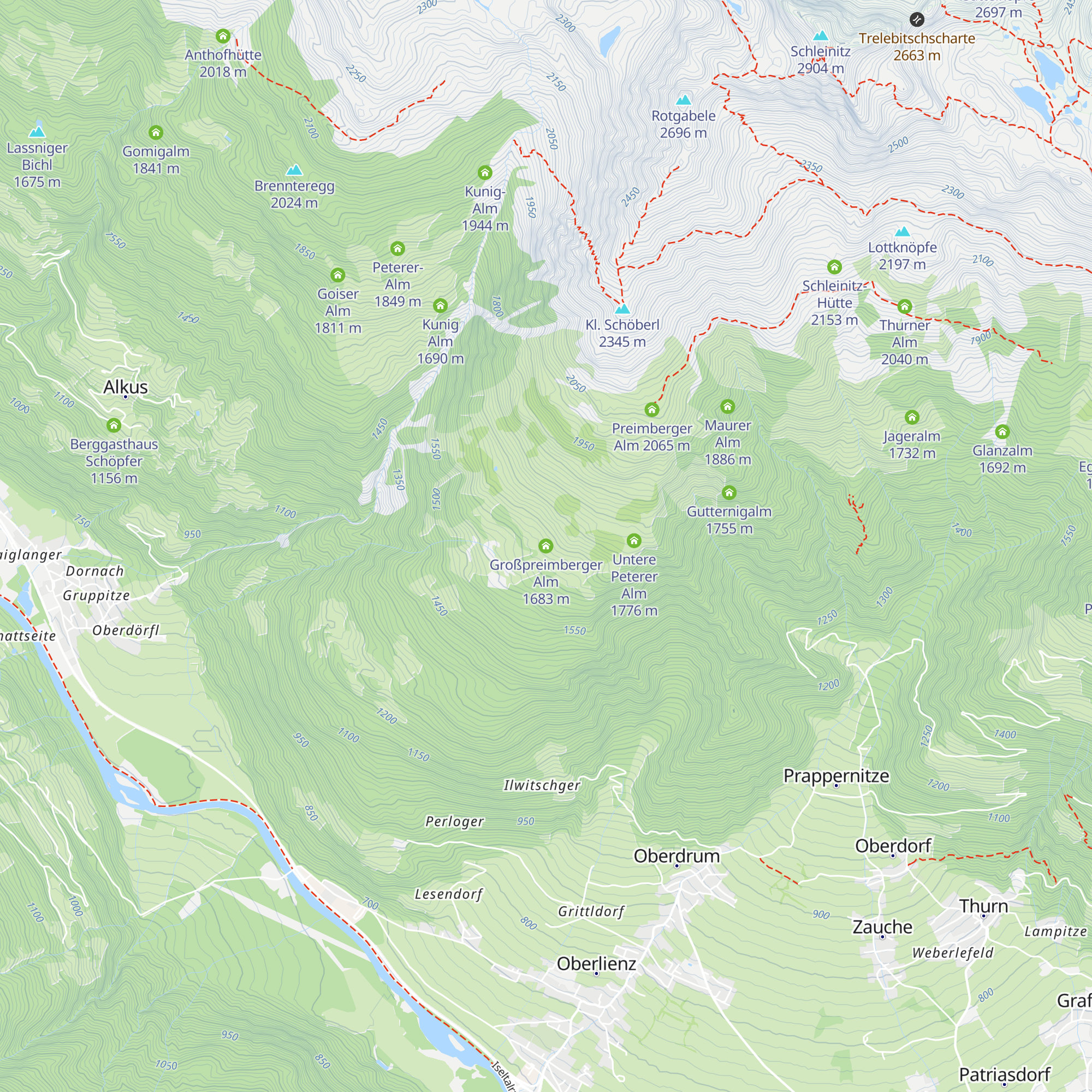 Großpreimberger Alm map