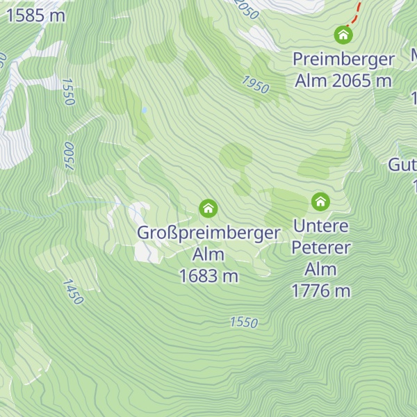 Map of Großpreimberger Alm