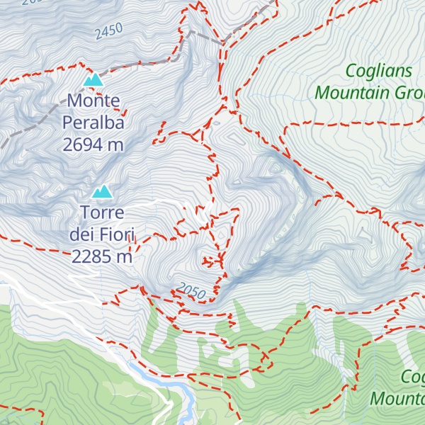 Map of Rifugio Pier Fortunato Calvi