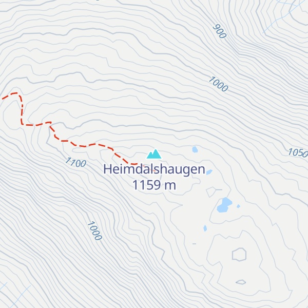 Map of Heimdalshaugen