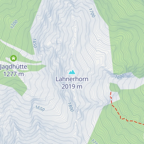 Map of Lahnerhorn