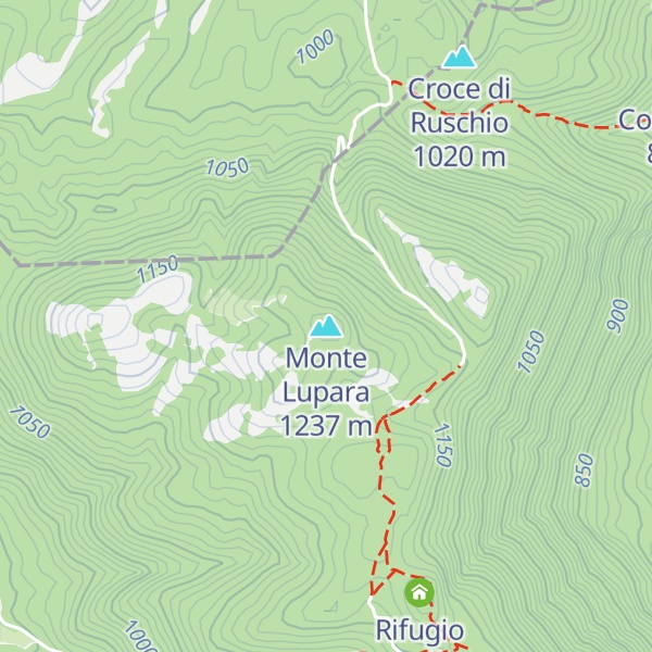 Map of Monte Lupara