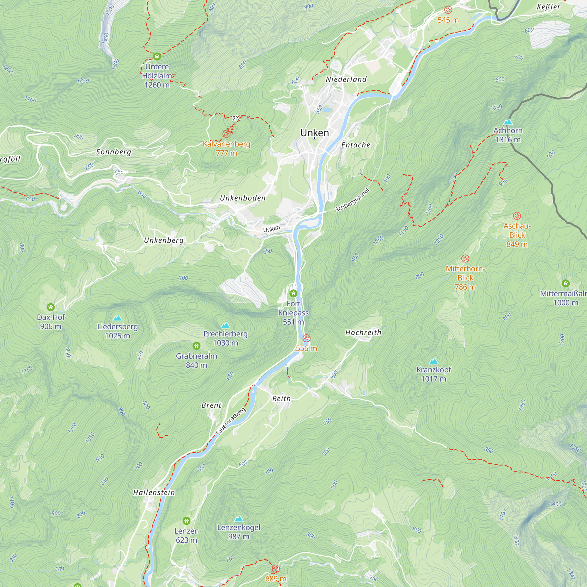 Fort Kniepass map
