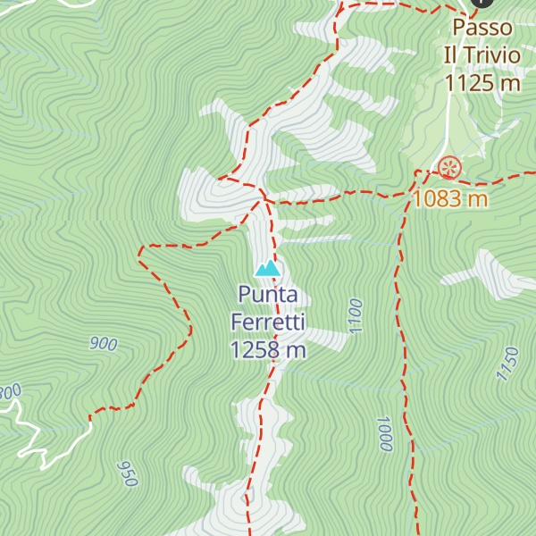 Map of Punta Ferretti