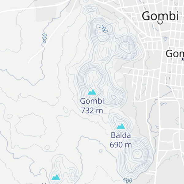Map of Gombi
