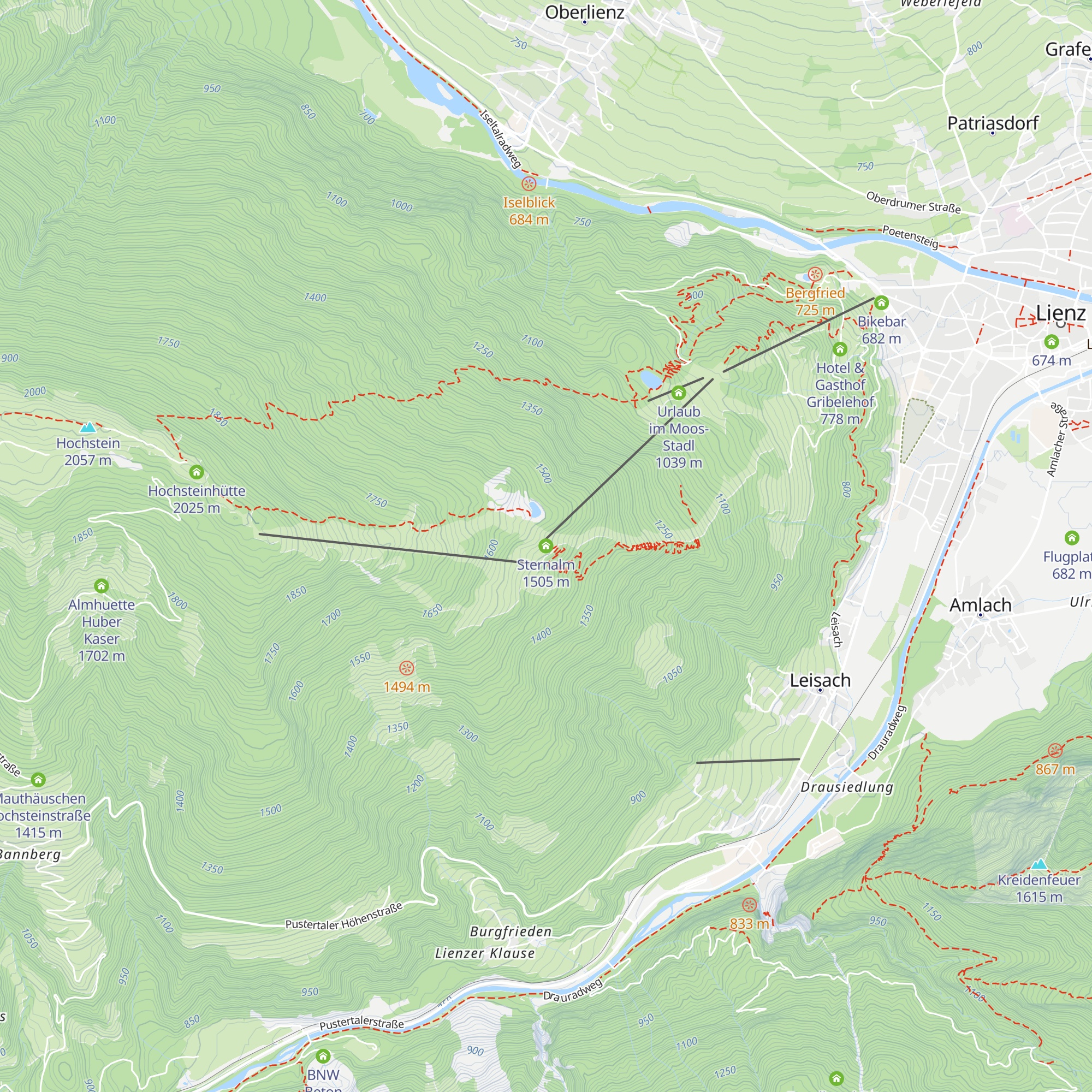 Sternalm map