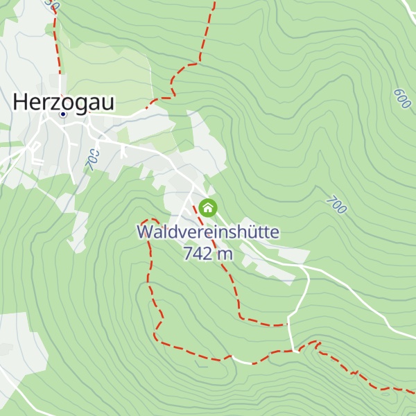 Map of Waldvereinshütte