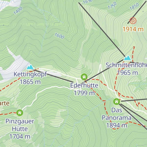Map of Ketting Alm