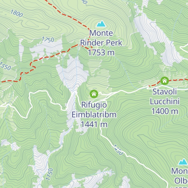 Map of Rifugio Eimblatribm