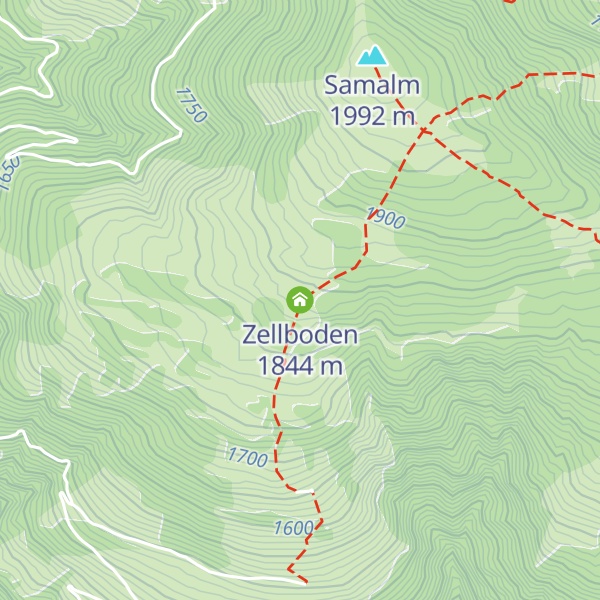 Map of Zellboden