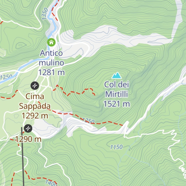 Map of Capanna Bellavista