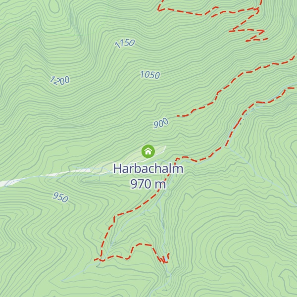 Map of Harbacher Alm
