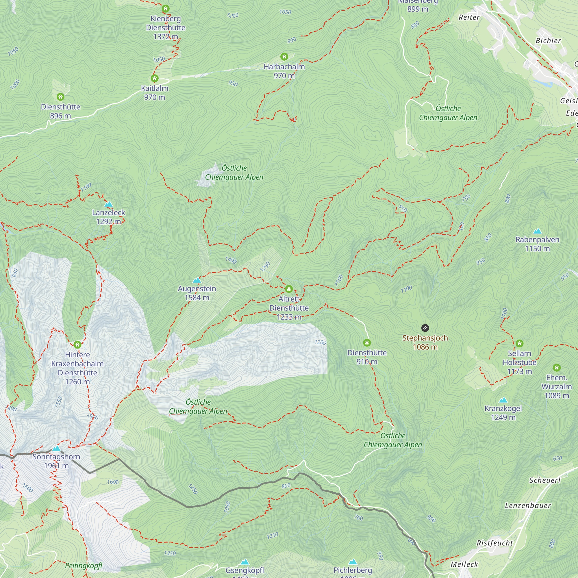 Altrett Diensthütte map