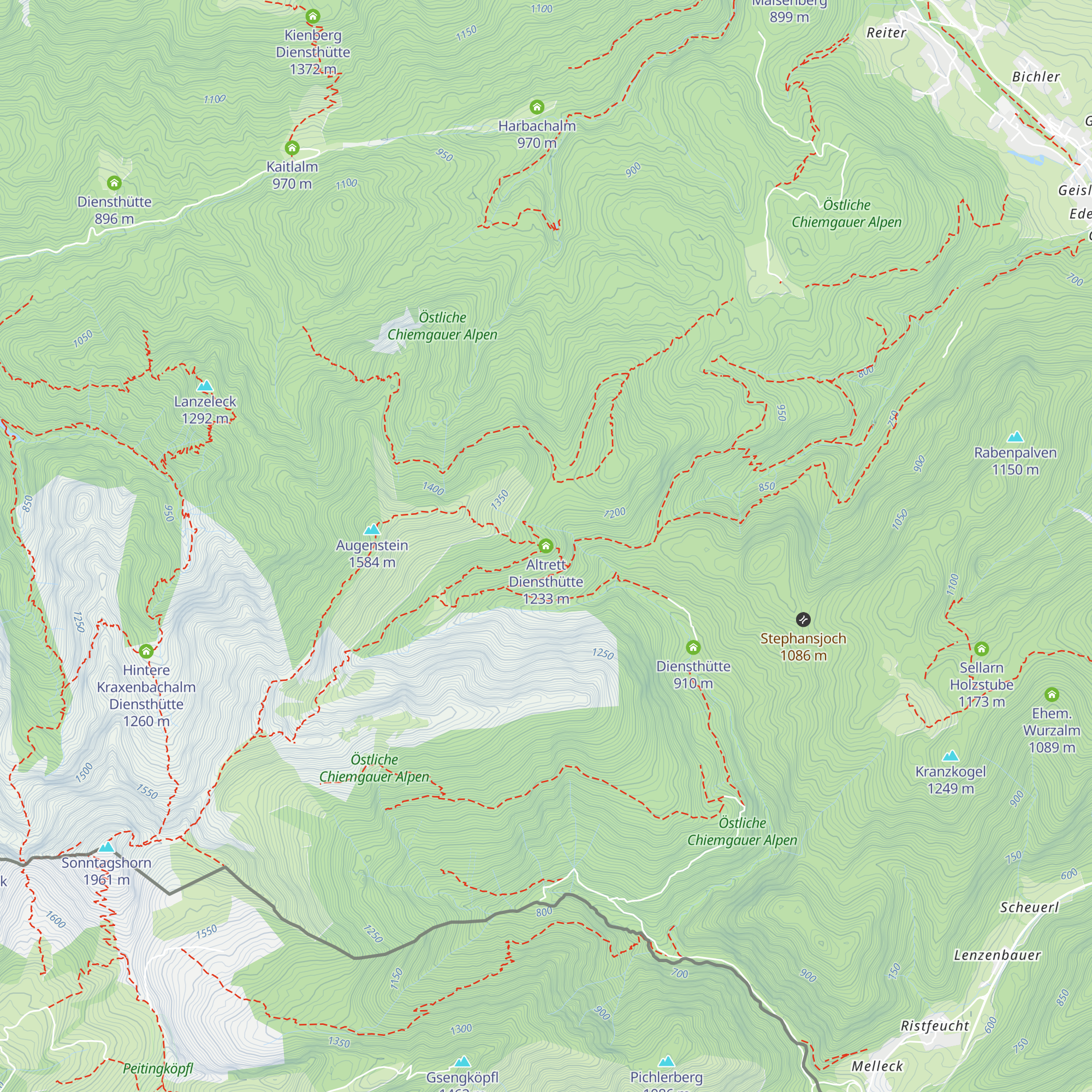 Altrett Diensthütte map
