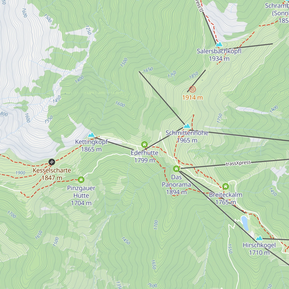 Ederhütte map
