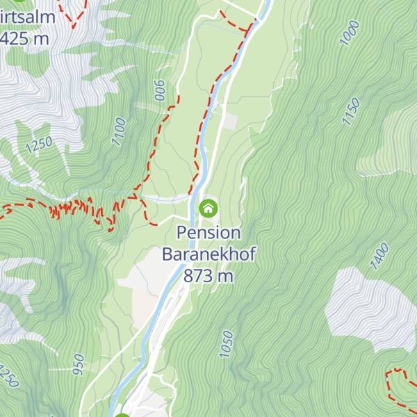 Map of Pension Baranekhof