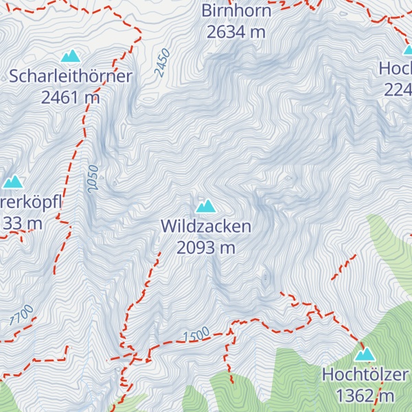 Map of Wildzacken