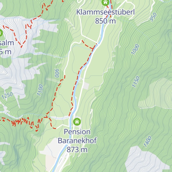 Map of Hotel Künstleralm