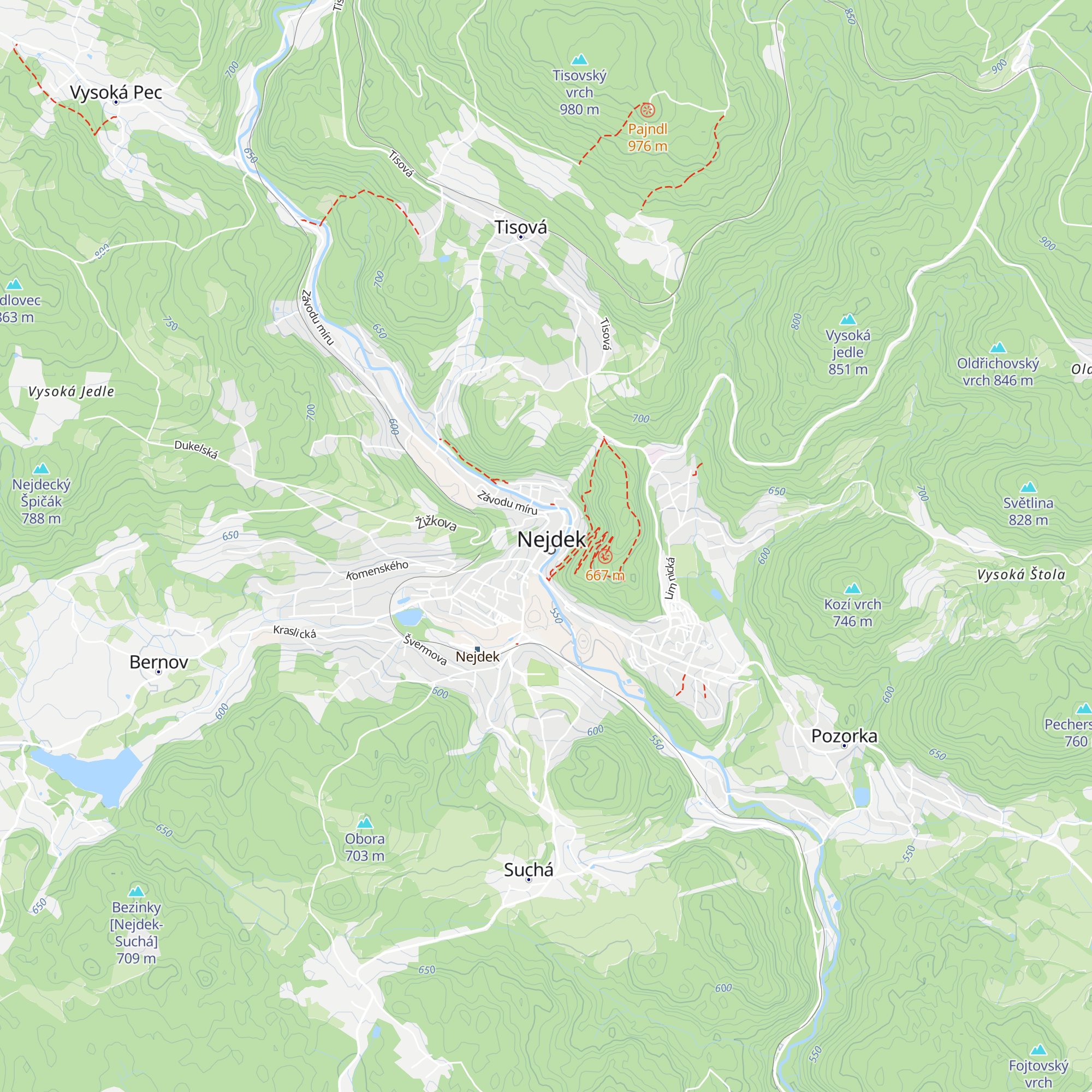 Infocentrum Nejdek map