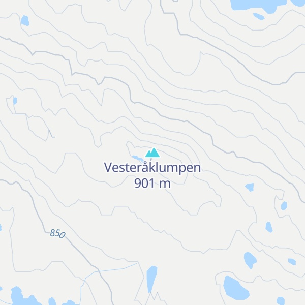 Map of Vesteråklumpen