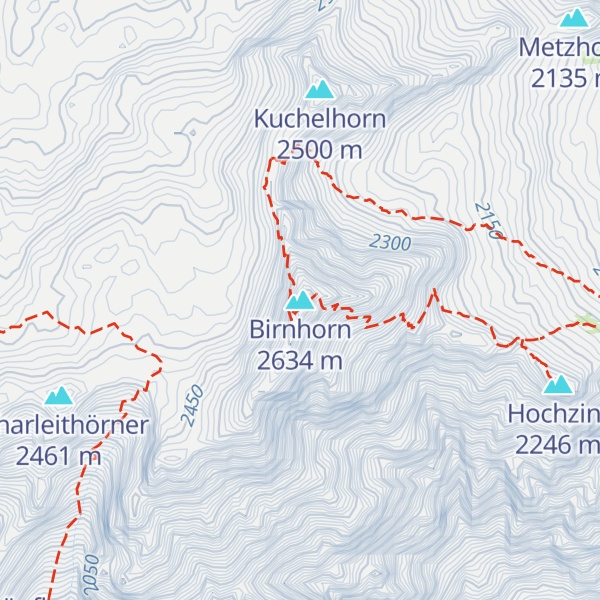 Map of Birnhorn