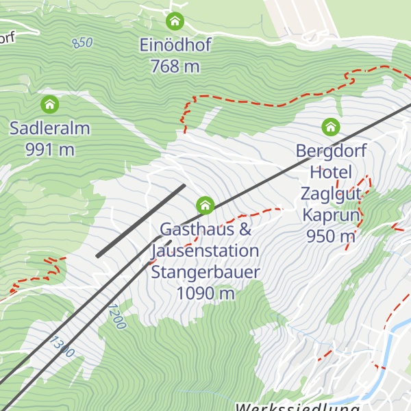 Map of Gasthaus & Jausenstation Stangerbauer