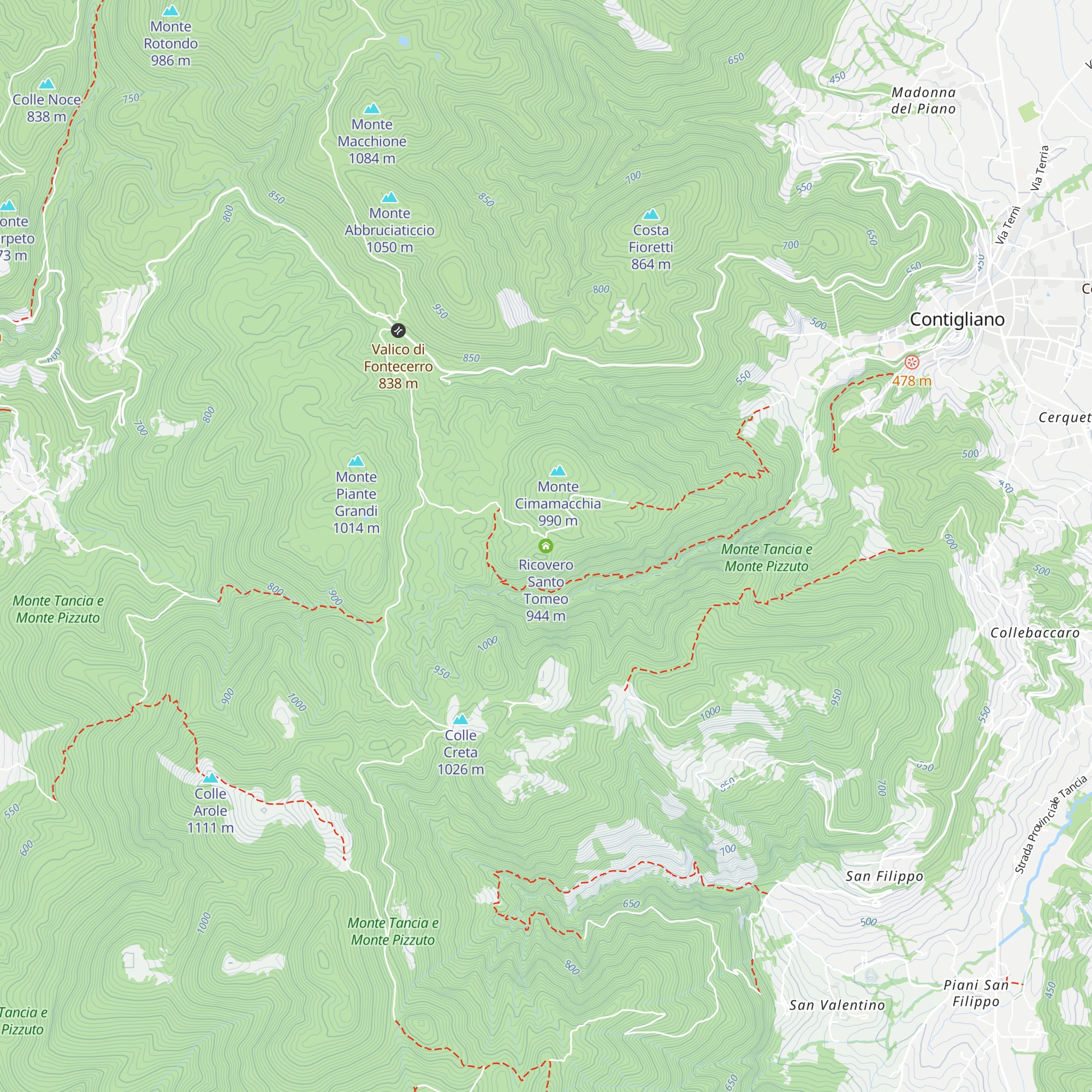 Ricovero Santo Tomeo map
