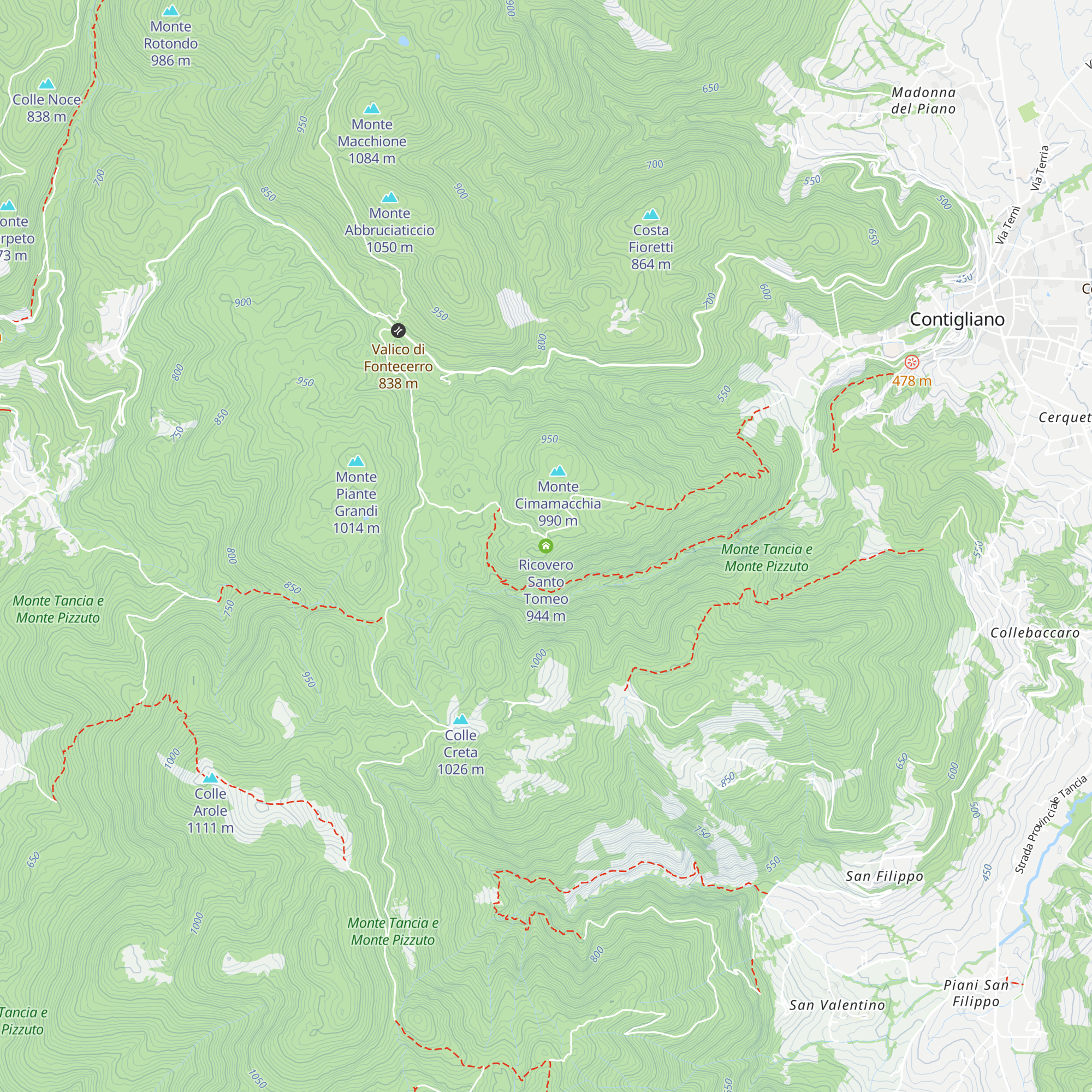 Ricovero Santo Tomeo map