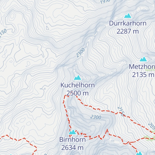 Map of Kuchelhorn