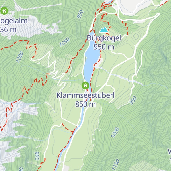 Map of Klammseestüberl