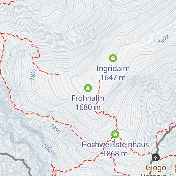 Map of Frohnalm