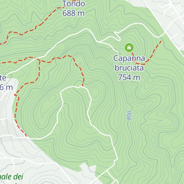 Map of Colle Iano