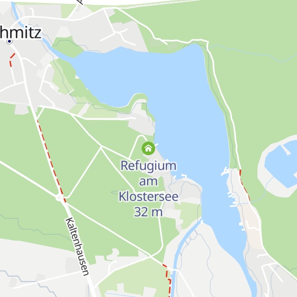 Map of Refugium am Klostersee