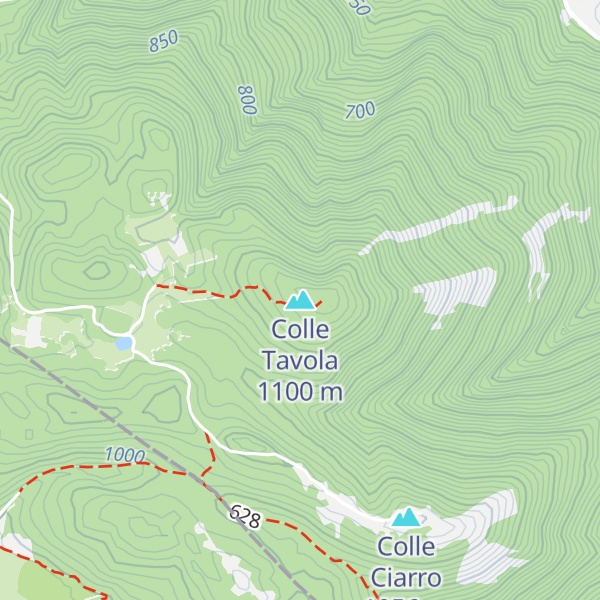 Map of Colle Tavola