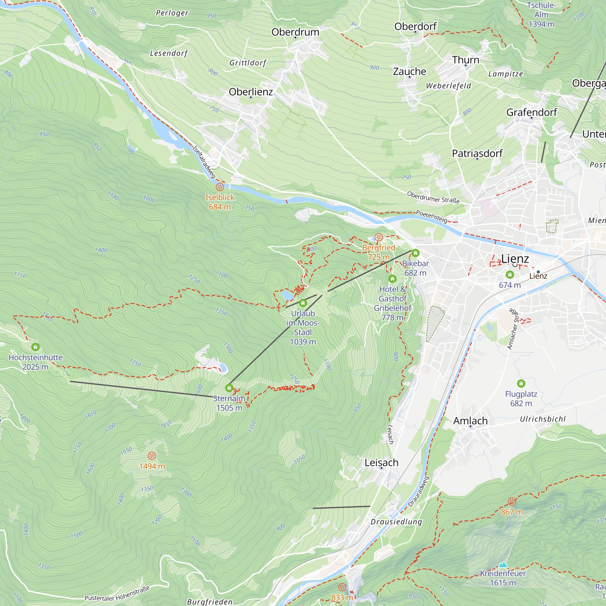 Urlaub im Moos-Stadl map