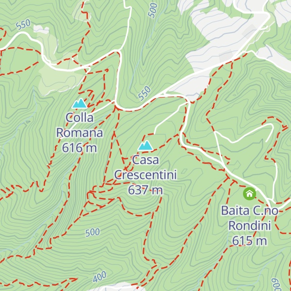 Map of Casa Crescentini