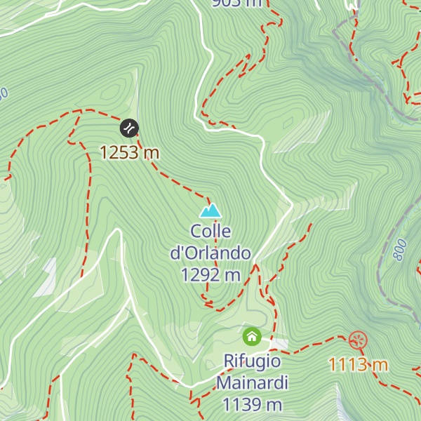 Map of Colle d'Orlando